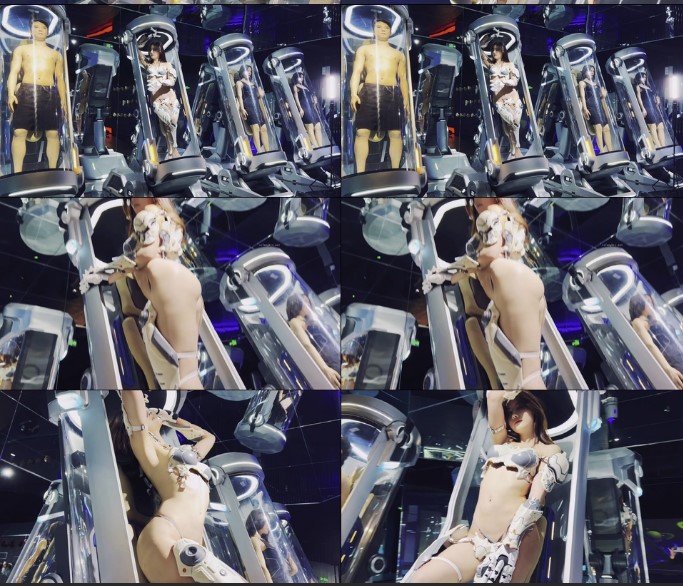 海鲜馒头穴女神『阿朱』2月全新科幻风新作《超魅机甲机器人》超爆秀人顶流 高清 (1).