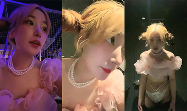 和幾個舔狗線下見面，火鍋店內開干，【喬寶快噴啊】，廁所大炮，酒吧和戶外自慰噴水，真是膽大包天 (7)