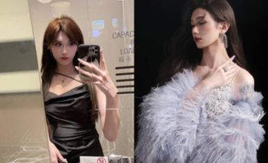 前方高能預警！推特超高顏值無葯純天然TS【羊咩咩】露臉私拍福利，各種淫盪行為直男最愛 合集（5）