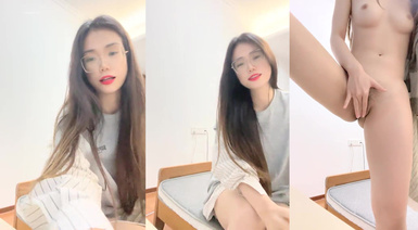 高顏值眼鏡娘@聽者藐藐(妮妮這呢) 尺度福利秀 (2)