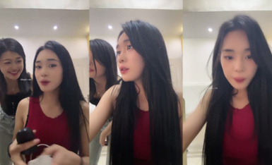 灬超級漂亮！【燦爛冬瓜】極品學妹~道具摳穴自慰~雙女御姐~全裸騷舞~爽死了~! (1)