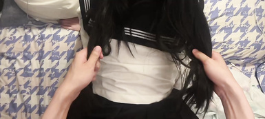 驚奇！極品雙陰道COSER福利姬『Akira』JK制服