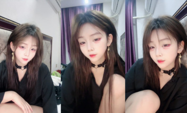 頂級顏值反差婊，下海大秀直播，酒店開房被大哥無套猛干 (1)