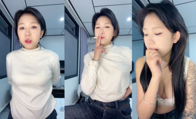 微胖學生妹【欣欣啦啦啦】道具自慰 69互舔 狗鏈 啪啪狂干 (2)