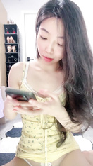 【濕濕】絕頂長腿騷母狗狗鏈舔內褲高跟鞋插逼 (29)