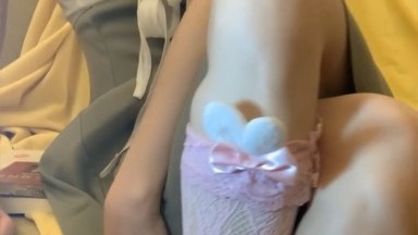 美腿家教老师真空辅导“作业”